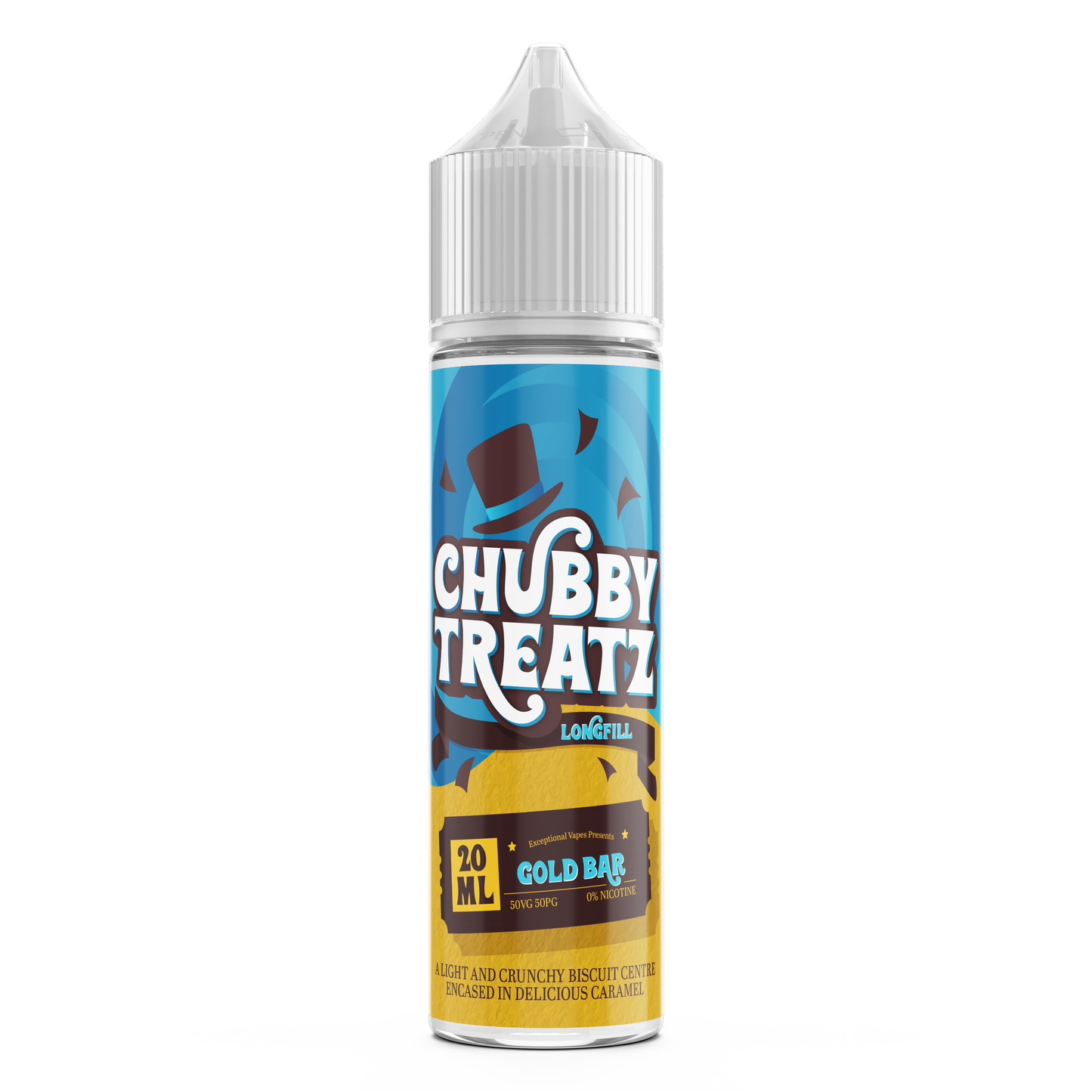 60ml Chubby Treatz Longfill - Gold Bar