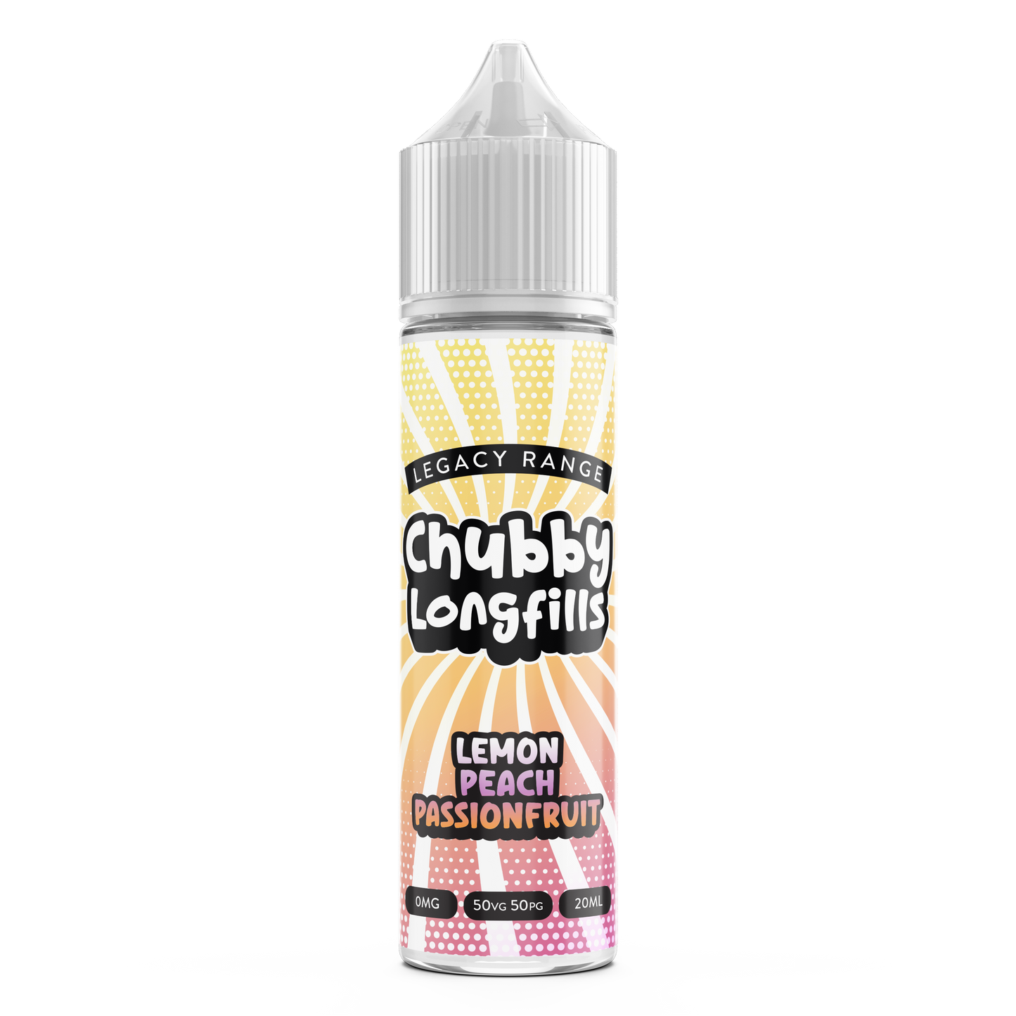 60ml Chubby Longfill - Lemon Peach Passionfruit